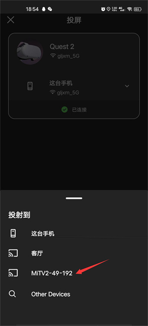 oculus安卓版投屏步骤4