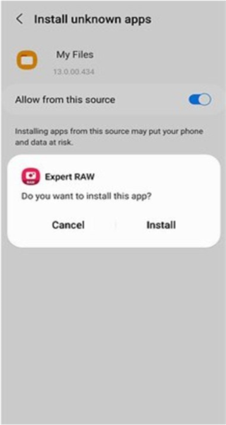 expertraw相机效果示例