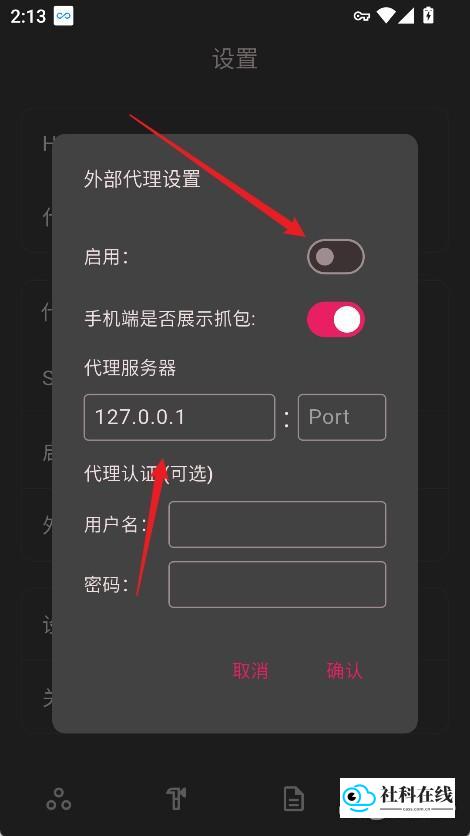 启用外部代理步骤3
