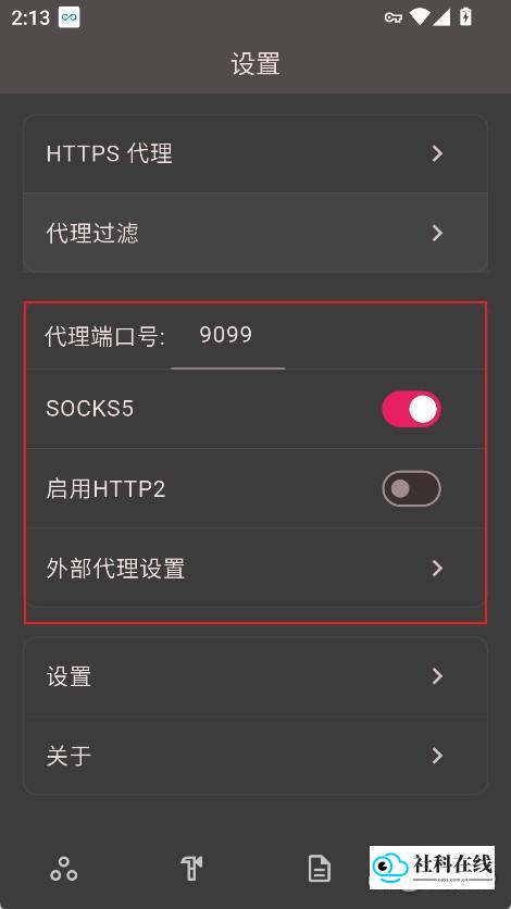 启用外部代理步骤2