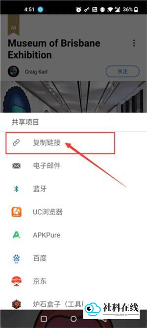 复制链接功能