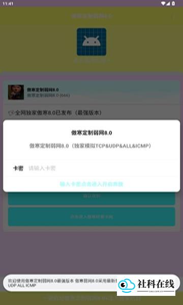 傲寒定制弱网