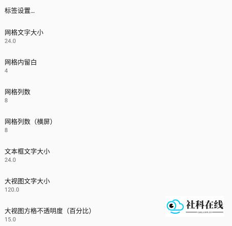 UnicodePad字符集设置界面