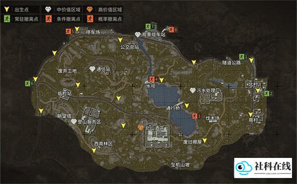 暗区突围正版游戏地图一览3