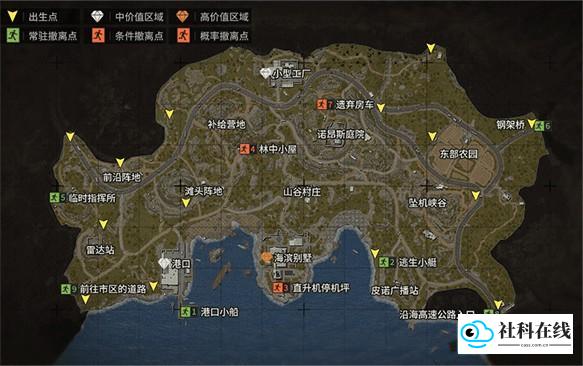 暗区突围正版游戏地图一览2