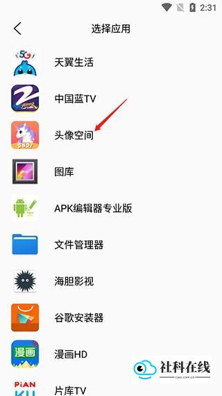 头像空间应用如何更换图标3
