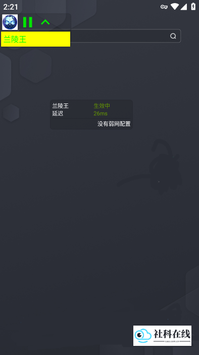 兰陵王弱网参数