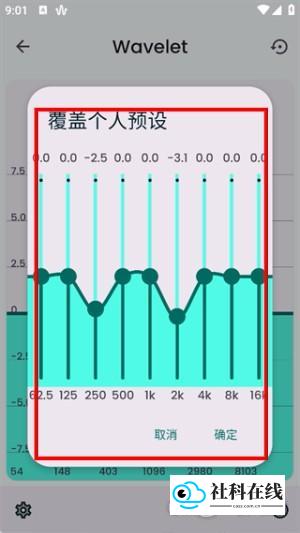 Wavelet预设保存
