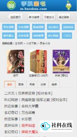 宝书网手机txt