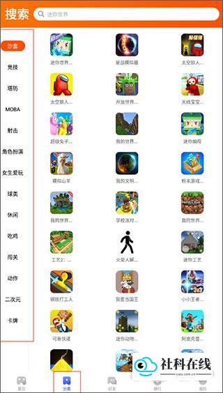 分类界面示例