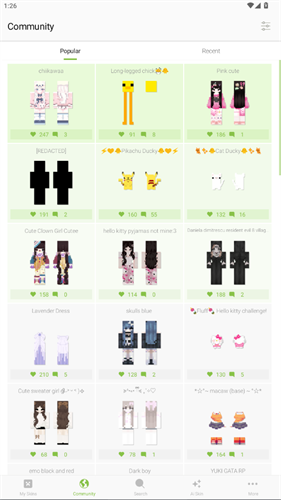 skinseed 界面示例