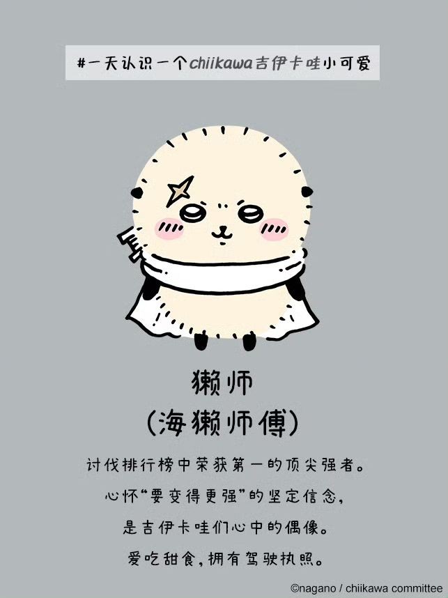 口袋吉伊卡哇日服角色獭师