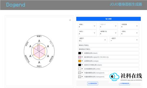 jojo面板生成器