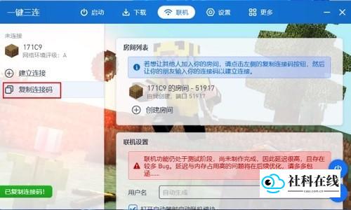 复制连接码