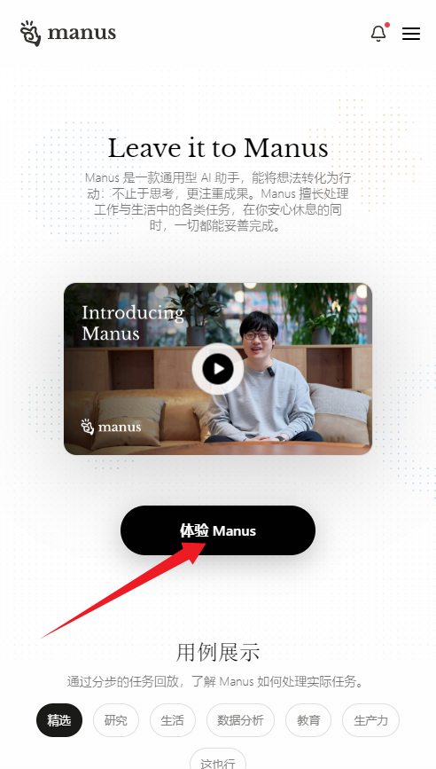 manus人工智能