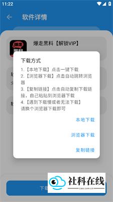 选择下载方式
