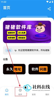进入软件板块