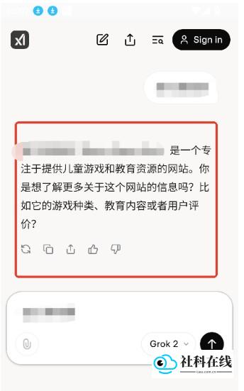 Grok 3 回答结果展示