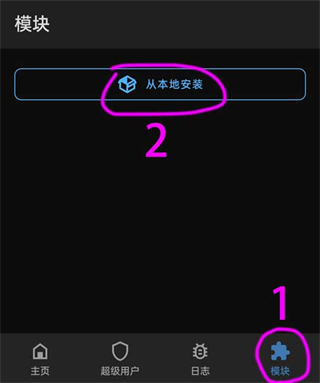 LSPosed免Root 模块安装界面