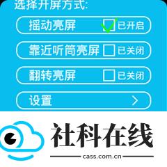 摇动亮屏
