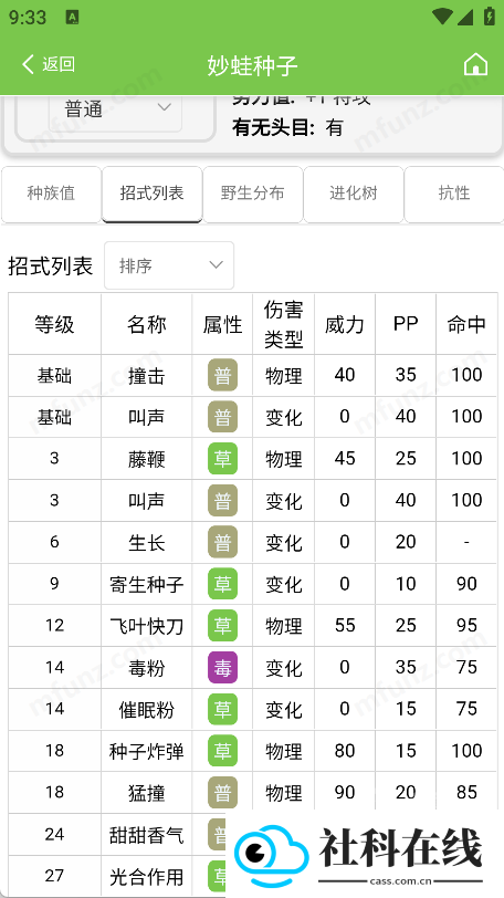 Pokemmo图鉴