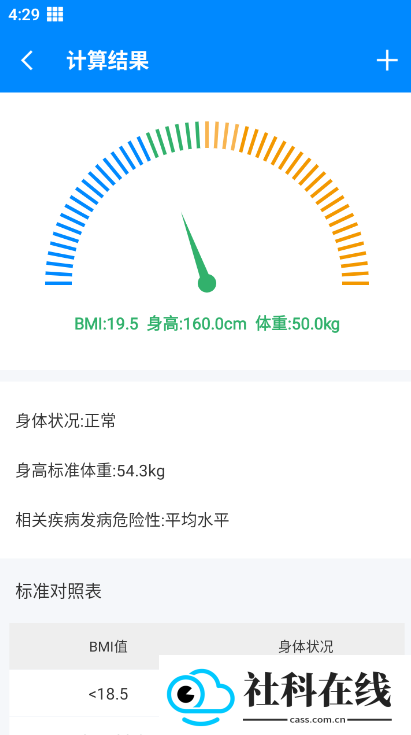 BMI计算器