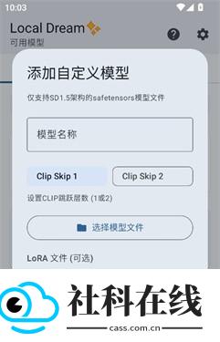 LocalDream自定义模型