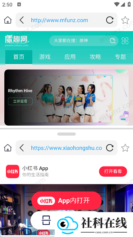 分屏浏览器