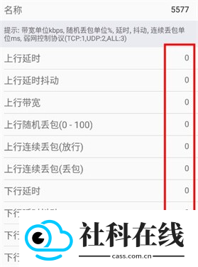 金砖弱网参数