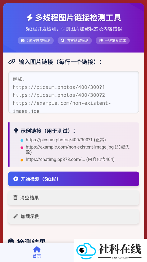图片链接检测