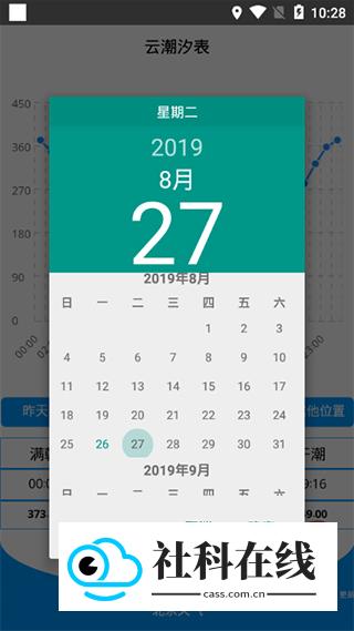 云潮汐表