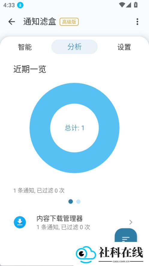 通知滤盒