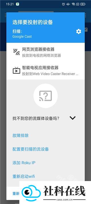 web video caster投屏
