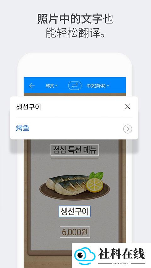 papago中韩翻译软件