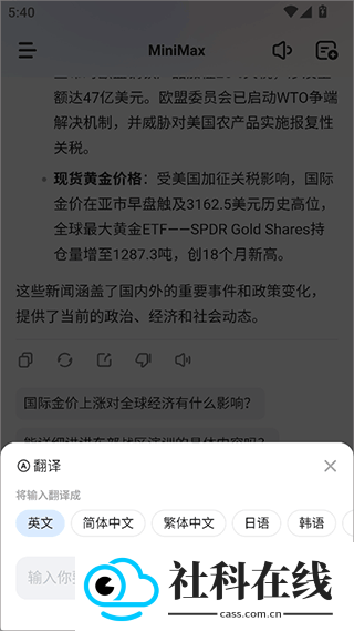MiniMax人工智能app