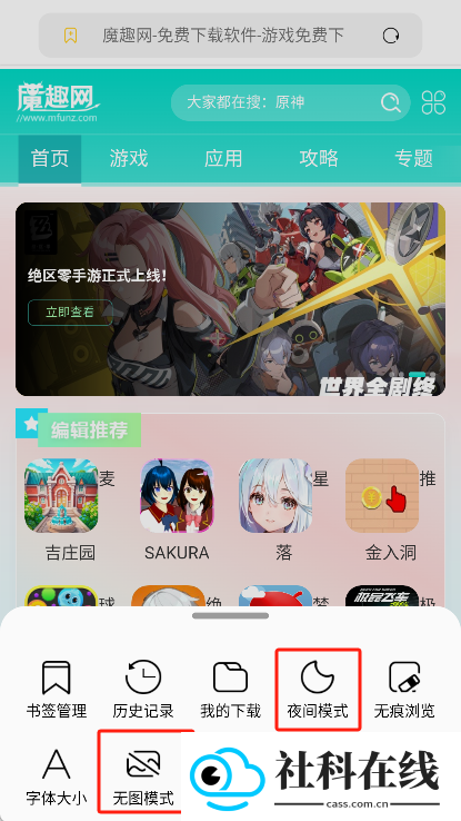畅游浏览器安卓版