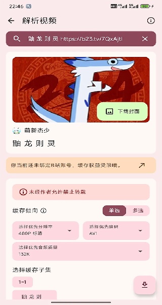 bilibili视频提取工具